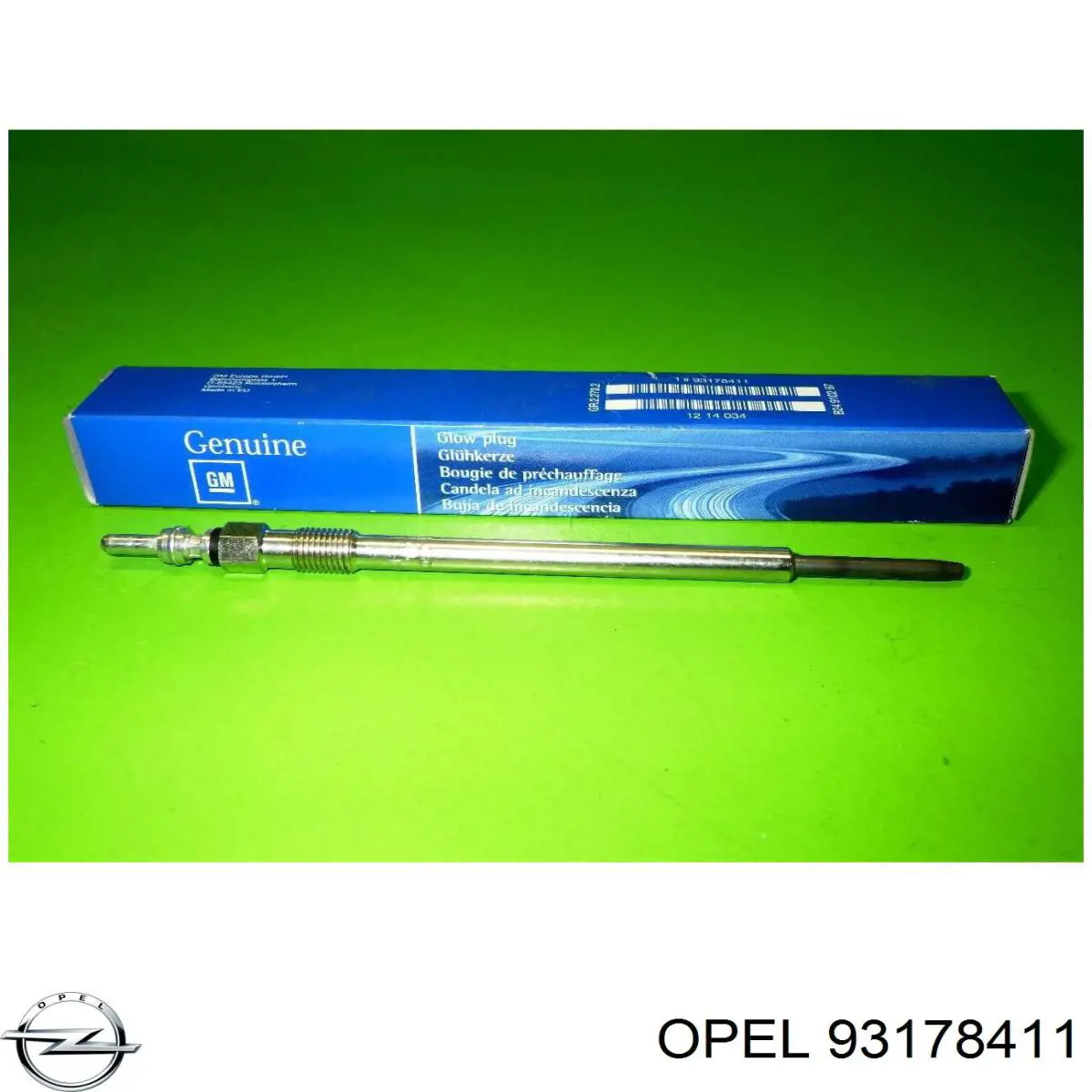 93178411 Opel Свічки розжарювання