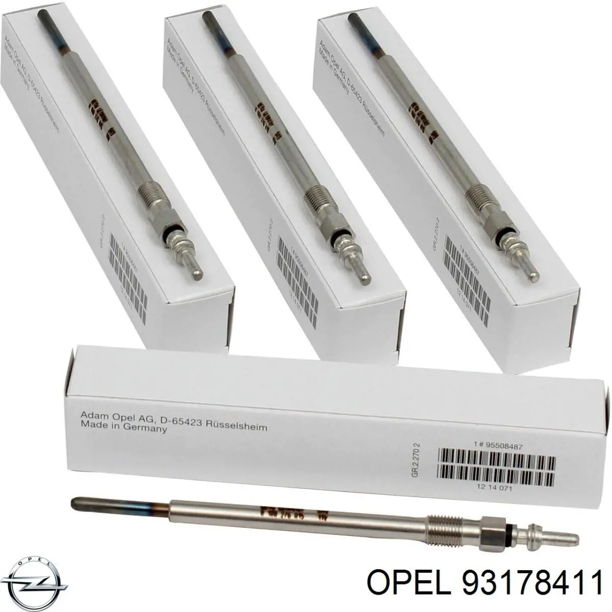 Свіча накалу Opel 93178411 ціна, від 11.35 USD