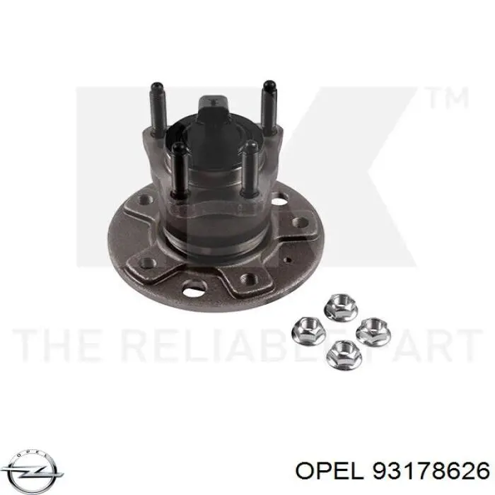 Маточини задніх коліс Opel 93178626 ціна, від 64.40 USD