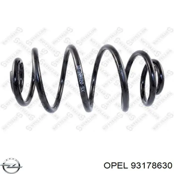 Пружина задня Opel 93178630 ціна, від 24.18 USD