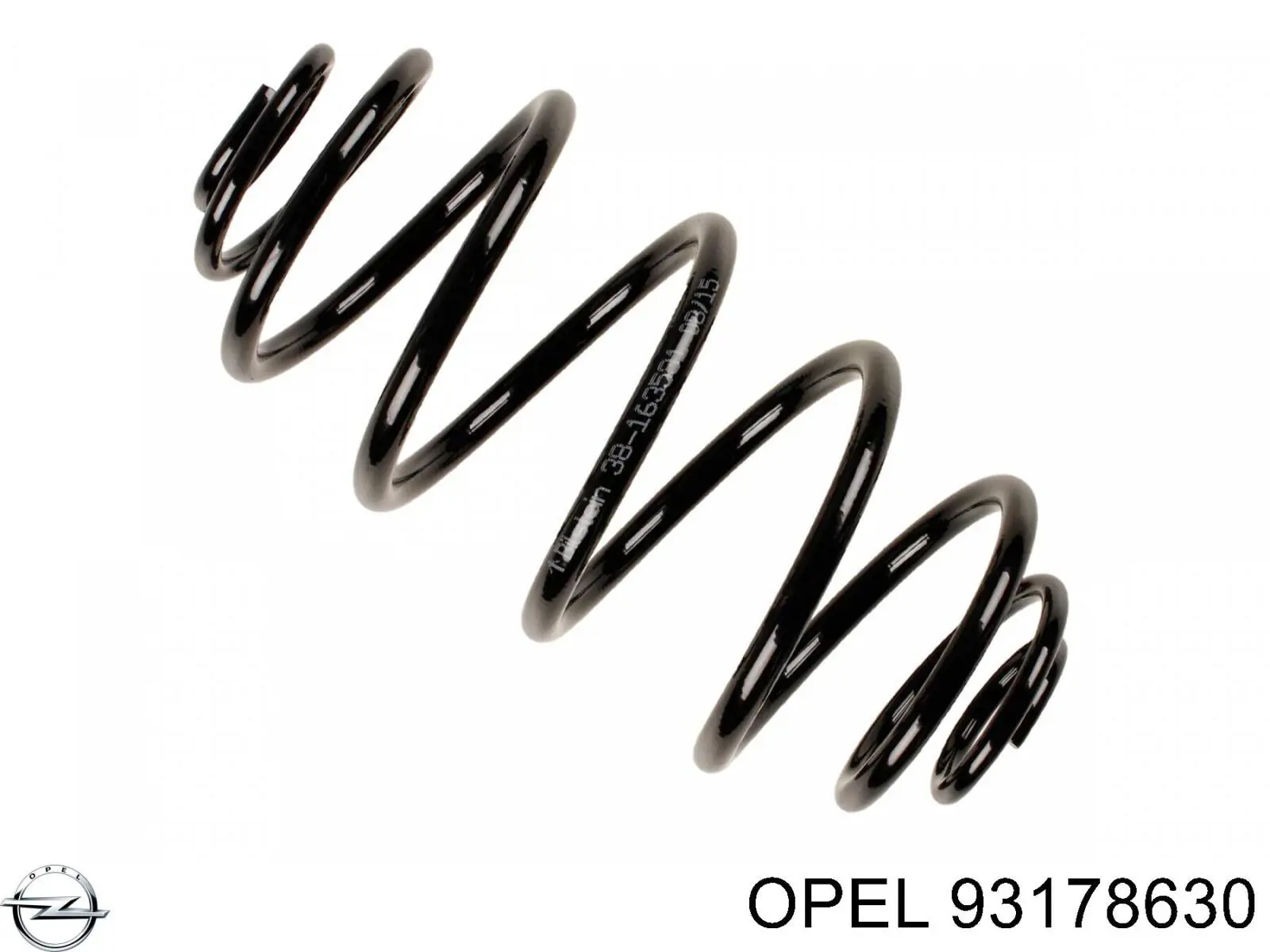 93178630 Opel Пружина підвіски задня