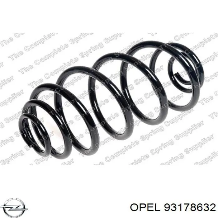 93178632 Opel Пружина підвіски задня