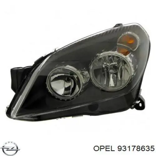 Купити 93178635 Opel Основна фара в зборі ліва