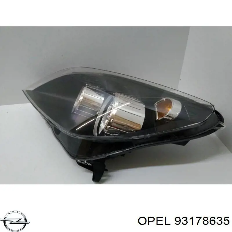 Фари Opel 93178635 ціна, від 98.73 USD