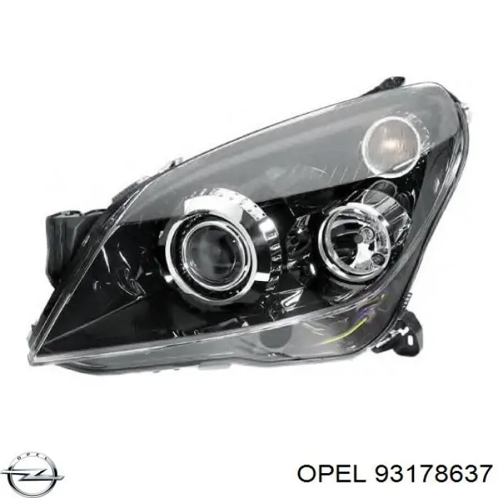 1216563 Opel Фара дальнього світла в зборі