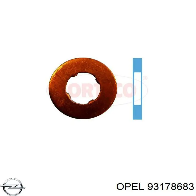 93178683 Opel Кільце інжектора