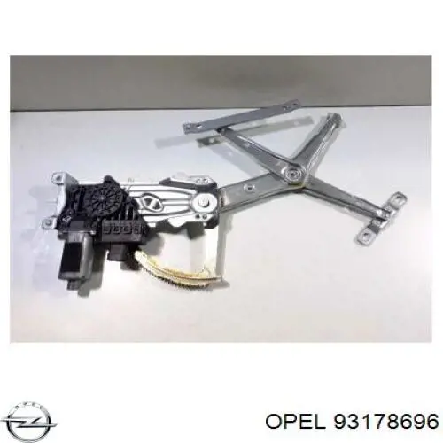 Механізм склопідіймача дверей передніх, правих Opel 93178696 ціна, від 21.63 USD