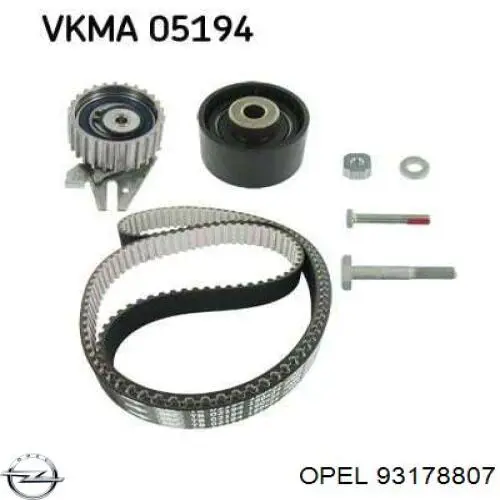 Ролик паразитний ГРМ 93178807 Opel
