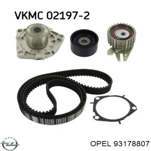 Ролик ременя ГРМ, паразитний Opel 93178807 ціна, від 10.16 USD