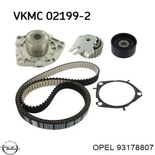 Ролик ременя ГРМ, паразитний Opel 93178807 ціна, від 10.16 USD