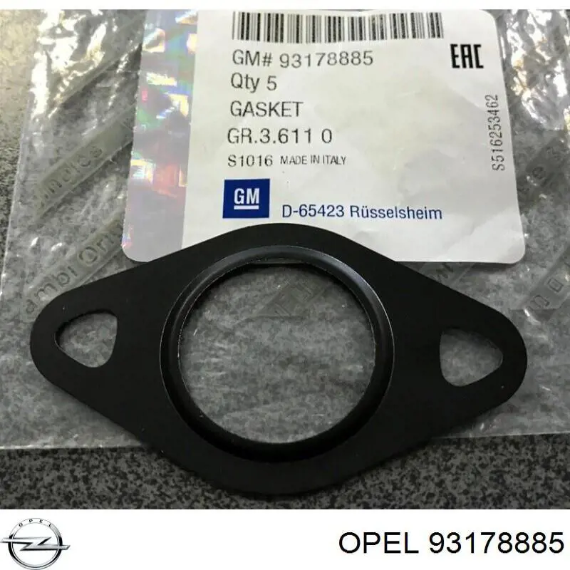 Купити 93178885 Opel Прокладка EGR-клапана рециркуляції