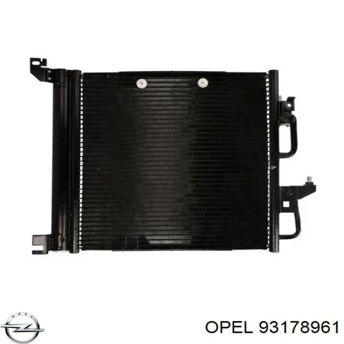 Конденсатор кондиціонера Opel 93178961 ціна, від 83.15 USD
