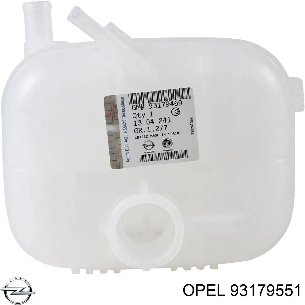 Датчик рівня охолоджуючої рідини в бачку 93179551 Opel