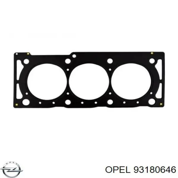 93180646 Opel прокладка головки блока циліндрів (гбц)