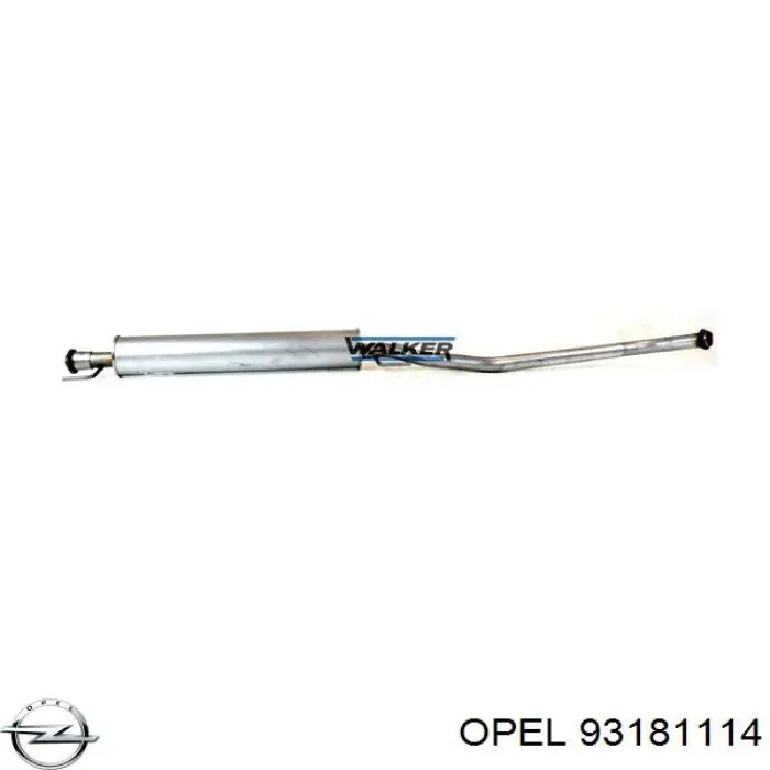 Купити 93181114 Opel Вихлоп