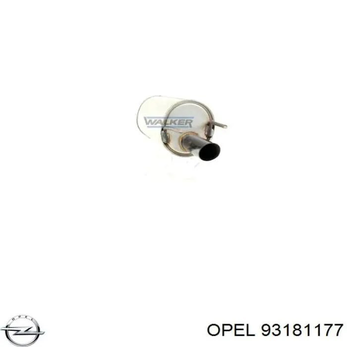 Купити 5852369 Opel Глушник вихлопних газів кінцевий