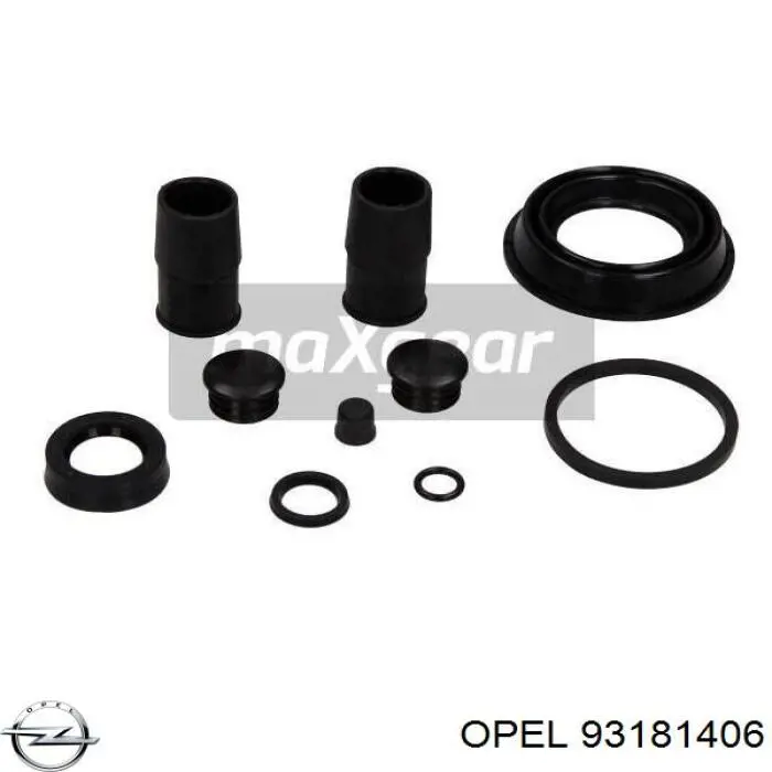 Супорт задній лівий 93181406 Opel