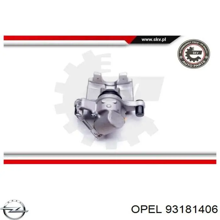 Купити 93181406 Opel Супорт задній лівий