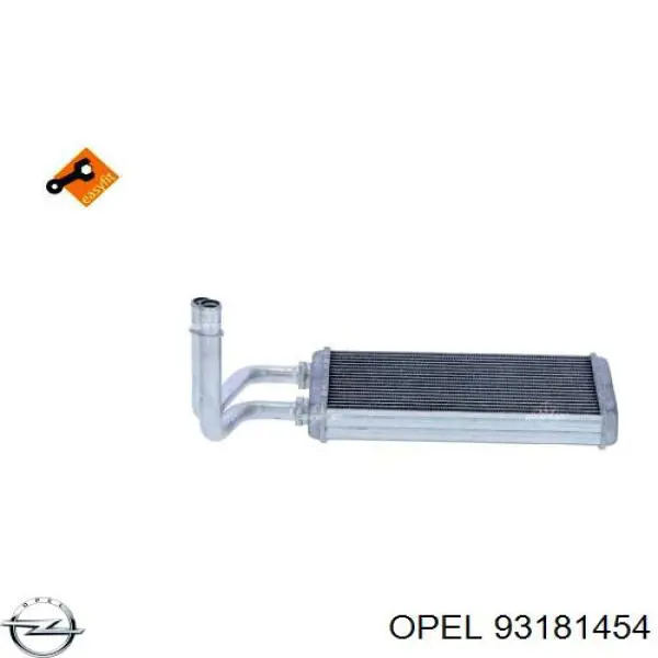 Купити 93181454 Opel Теплообмінник