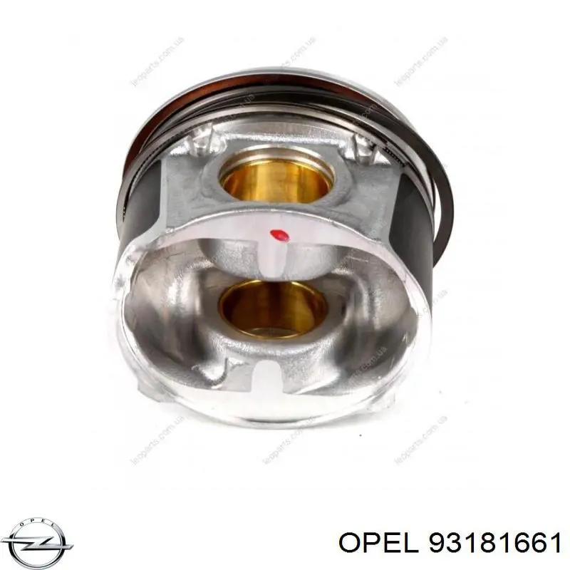 Поршня, 2-й ремонт (+0,50) Opel 93181661 ціна, від 96.29 USD