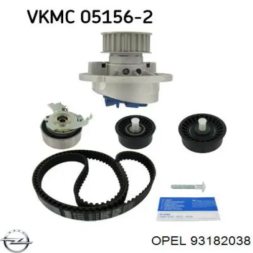 Помпа охолодження Opel 93182038 ціна, від 33.64 USD