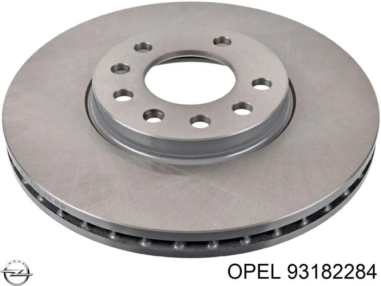 93182284 Opel диск гальмівний задній