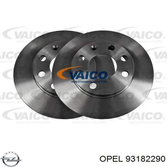 93182290 Opel Гальмо дискове переднє
