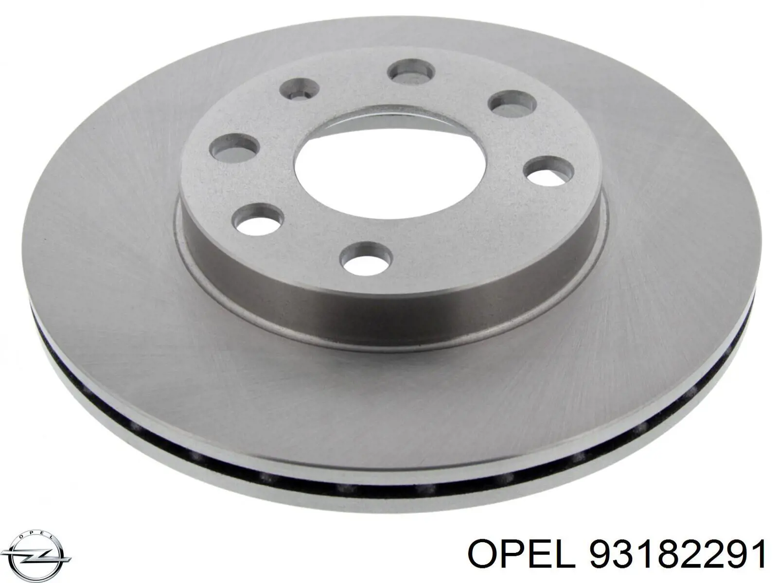 Диск переднього гальма Opel 93182291 ціна, від 21.24 USD