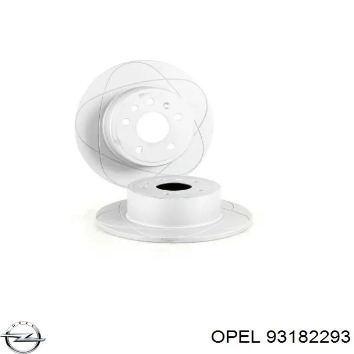 Гальмівні диски 93182293 Opel
