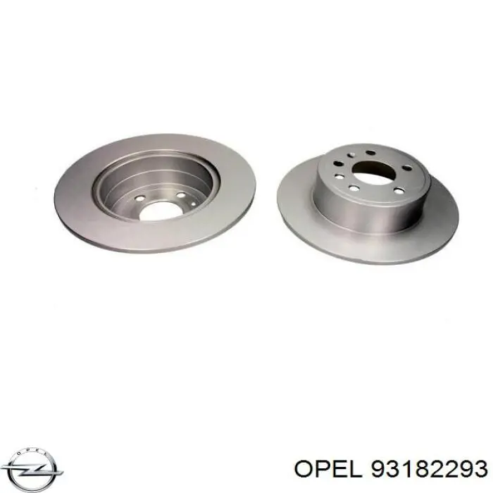 Задні дискові гальма Opel 93182293 ціна, від 30.65 USD