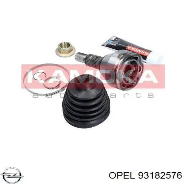 Граната колісна Opel 93182576 ціна, від 36.98 USD