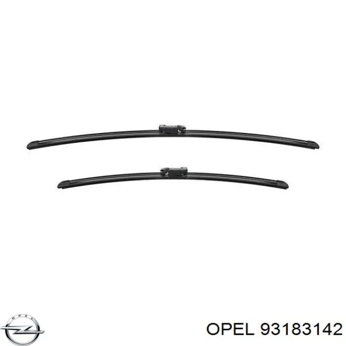 93183142 Opel щітка-двірник лобового скла, водійська