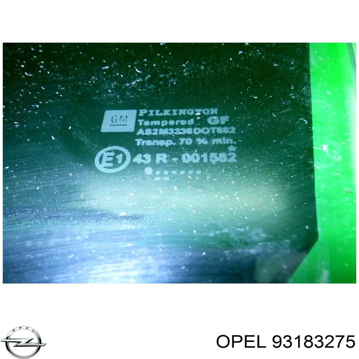 5161463 Opel Скло задніх дверей, лівих