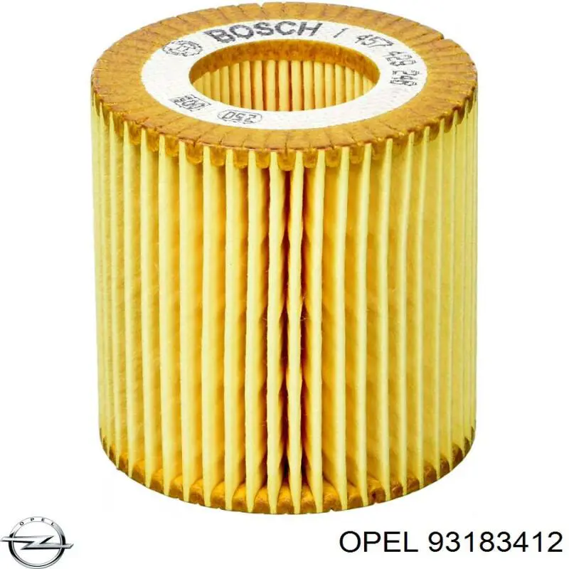 Масляний фільтр двигуна Opel 93183412 ціна, від 6.45 USD