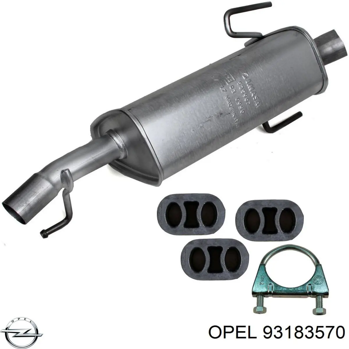 Амортизатор передній, правий Opel 93183570 ціна, від 49.07 USD