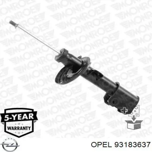 Амортизатор передньої підвіски, лівий Opel 93183637 ціна, від 75.80 USD