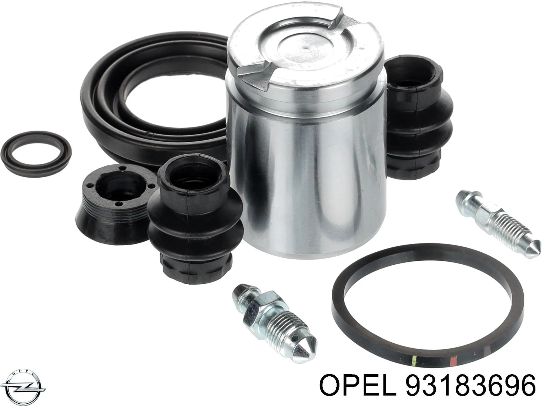 Задній гальмівний супорт лівий Opel 93183696
