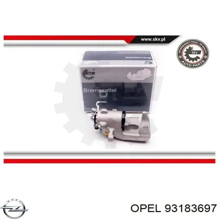 Купити 93183697 Opel Супорт задній правий