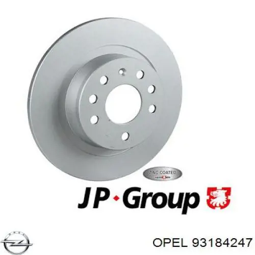 Задні дискові гальма Opel 93184247 ціна, від 24.04 USD