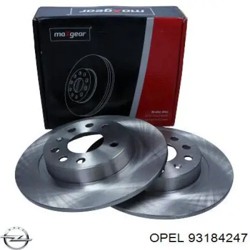 Купити 93184247 Opel Диск заднього гальма