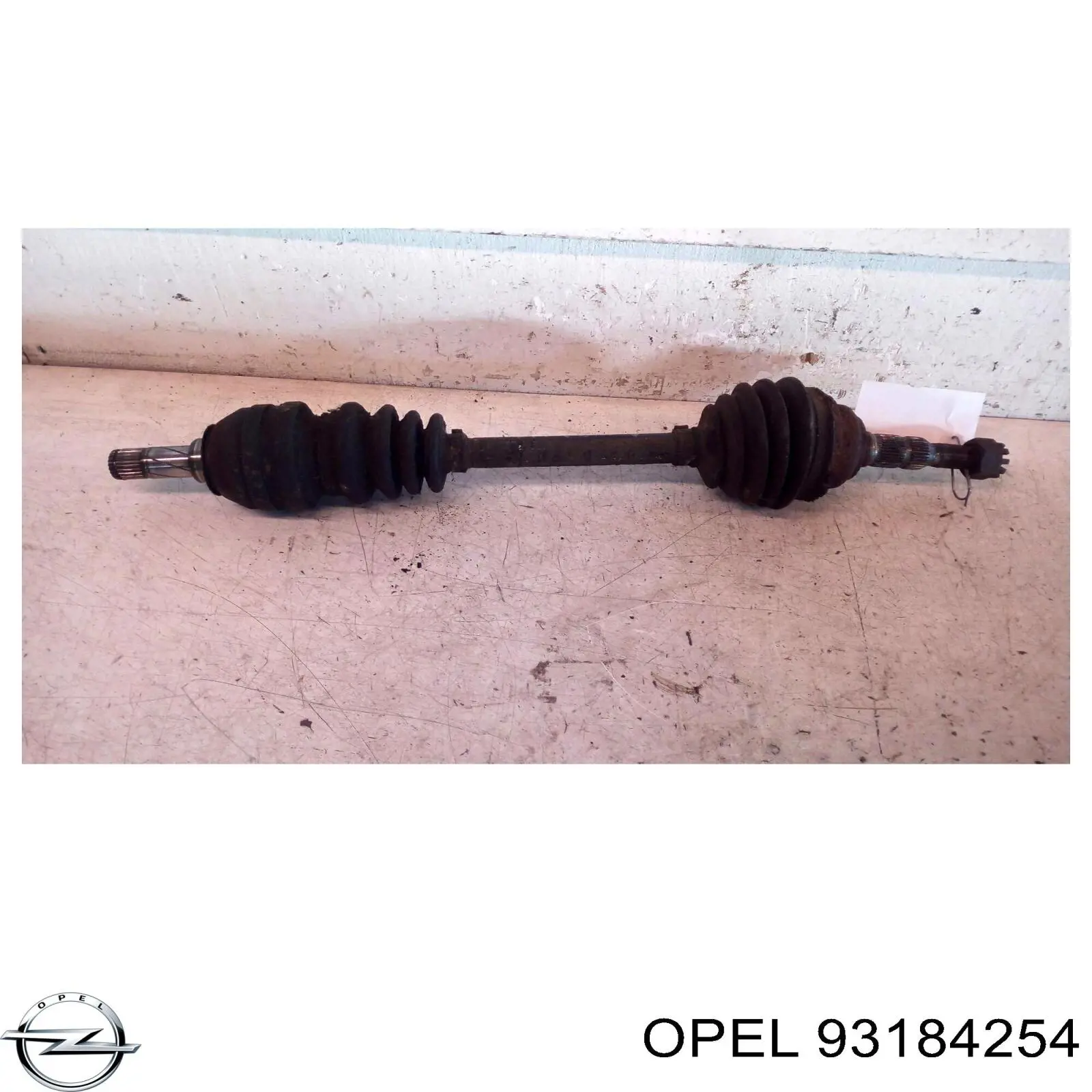 93184254 Opel Привід лівий
