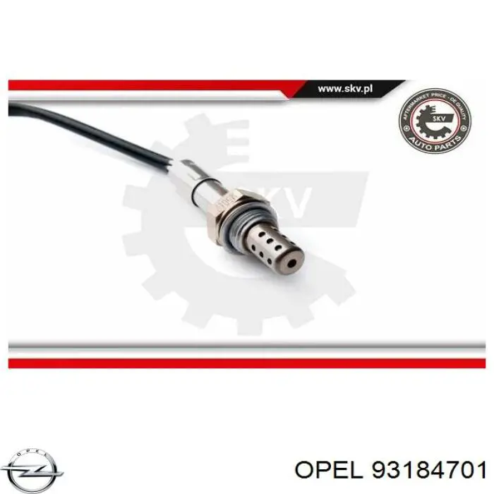 Купити 93184701 Opel Лямбда-зонд, датчик кисню після каталізатора