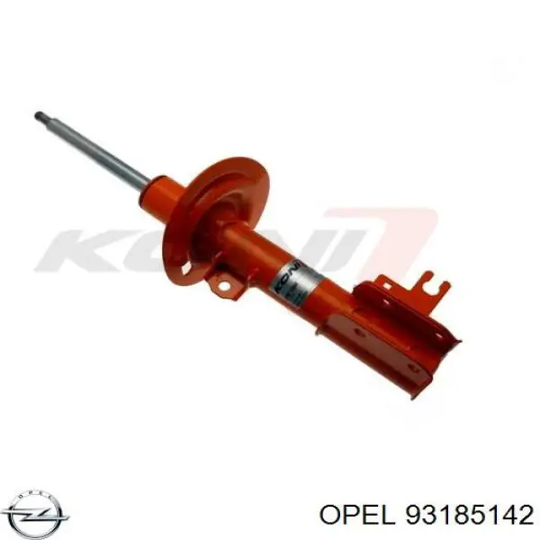Амортизатор передній, правий Opel 93185142 ціна, від 57.93 USD