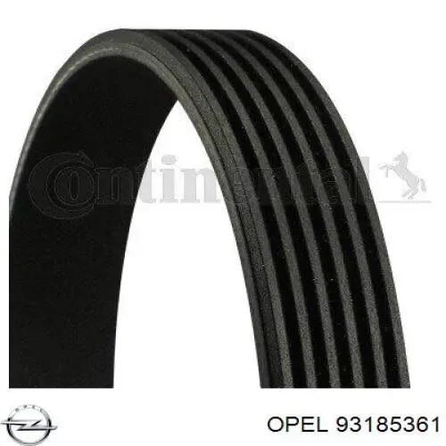 Купити 93185361 Opel Ремінь генератора