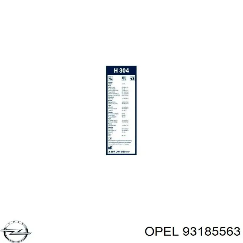 Opel 93185563 ціна, від 3.35 USD