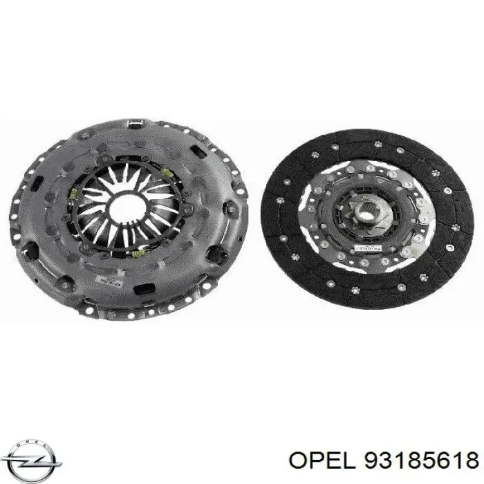 Комплект зчеплення (3 частини) Opel 93185618 ціна, від 225.62 USD