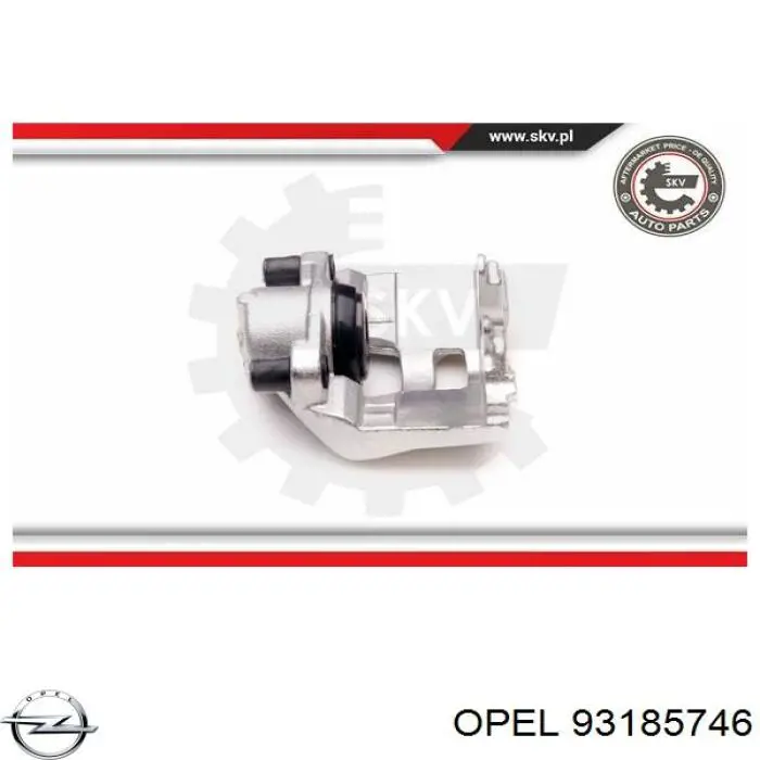 Супорт гальмівний передній правий Opel 93185746 ціна, від 37.18 USD