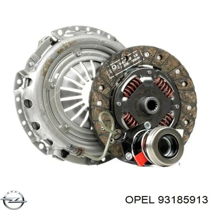 Комплект зчеплення (3 частини) Opel 93185913 ціна, від 170.93 USD
