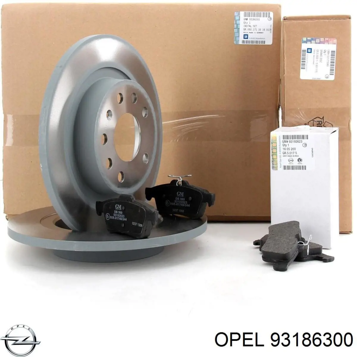 Купити 93186300 Opel Диск заднього гальма