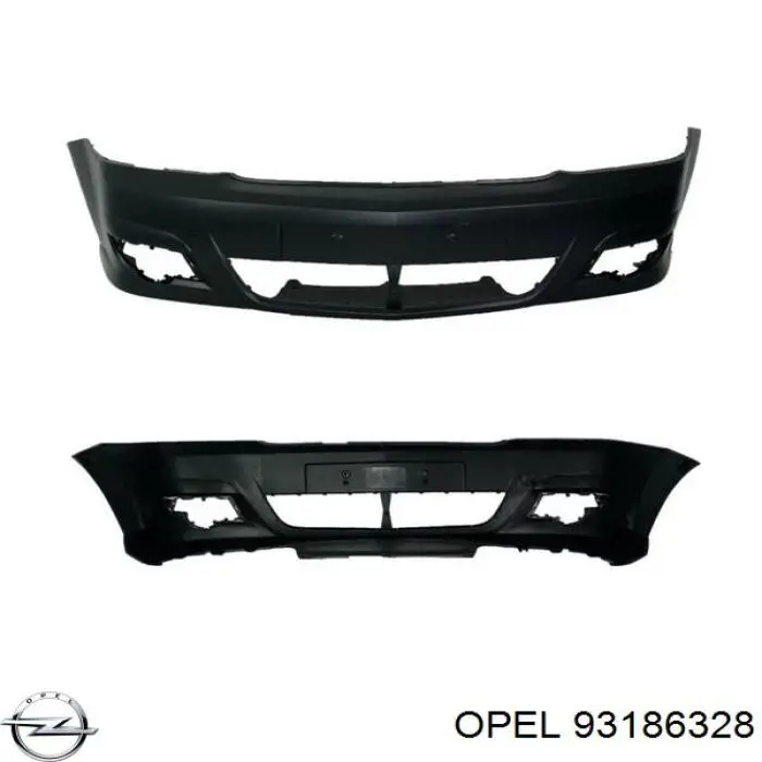 Купити 93186328 Opel Буфер (бампер) передній